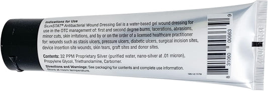 First Aid Kit Gel | 32 PPM Silver Healing Wound Dressing Gel | SilverSol Ag₄O₄ Particles | 1 oz