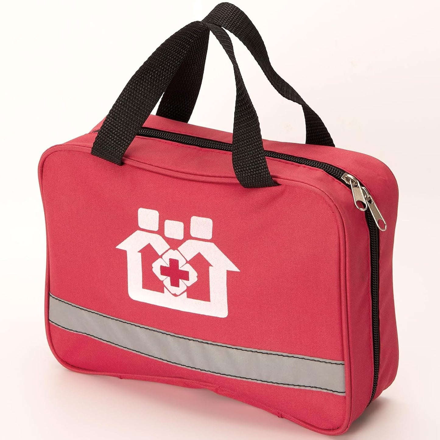 Household First Aid Bag,First Aid Kit Empty Bag,Medical Storage Bag Pouch for Travel - Red