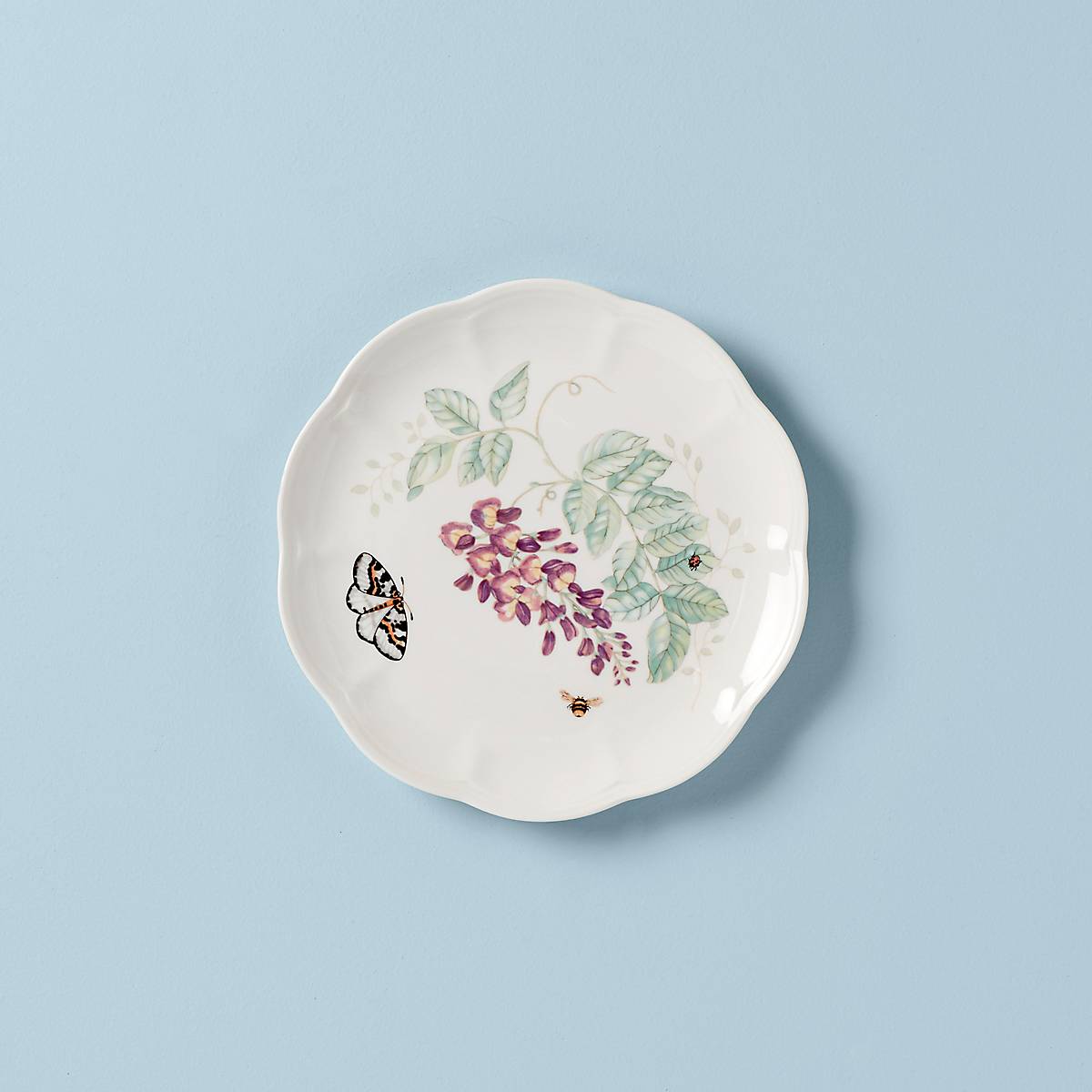 Butterfly Meadow Blue Butterfly Accent Plate