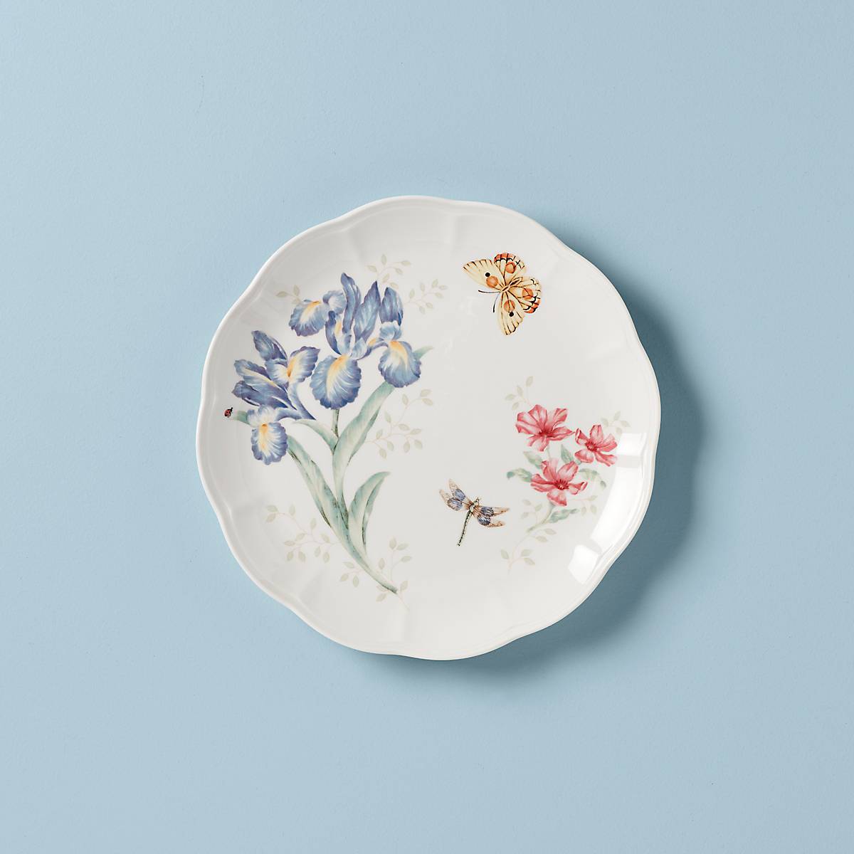 Butterfly Meadow Orange Sulphur Dinner Plate