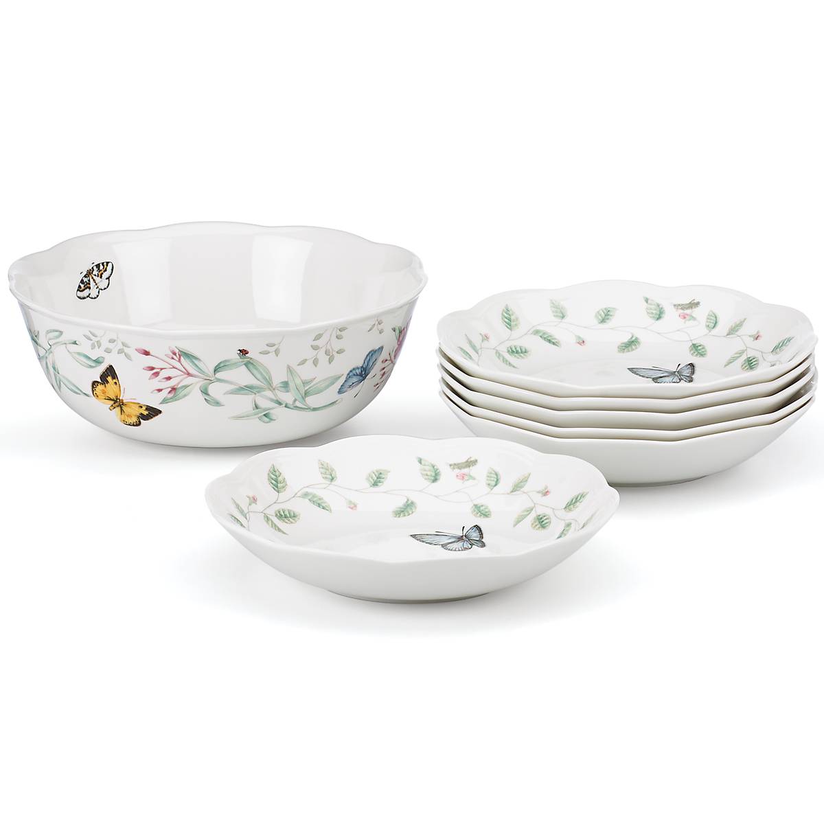 Butterfly Meadow 7-Piece Bowl Set