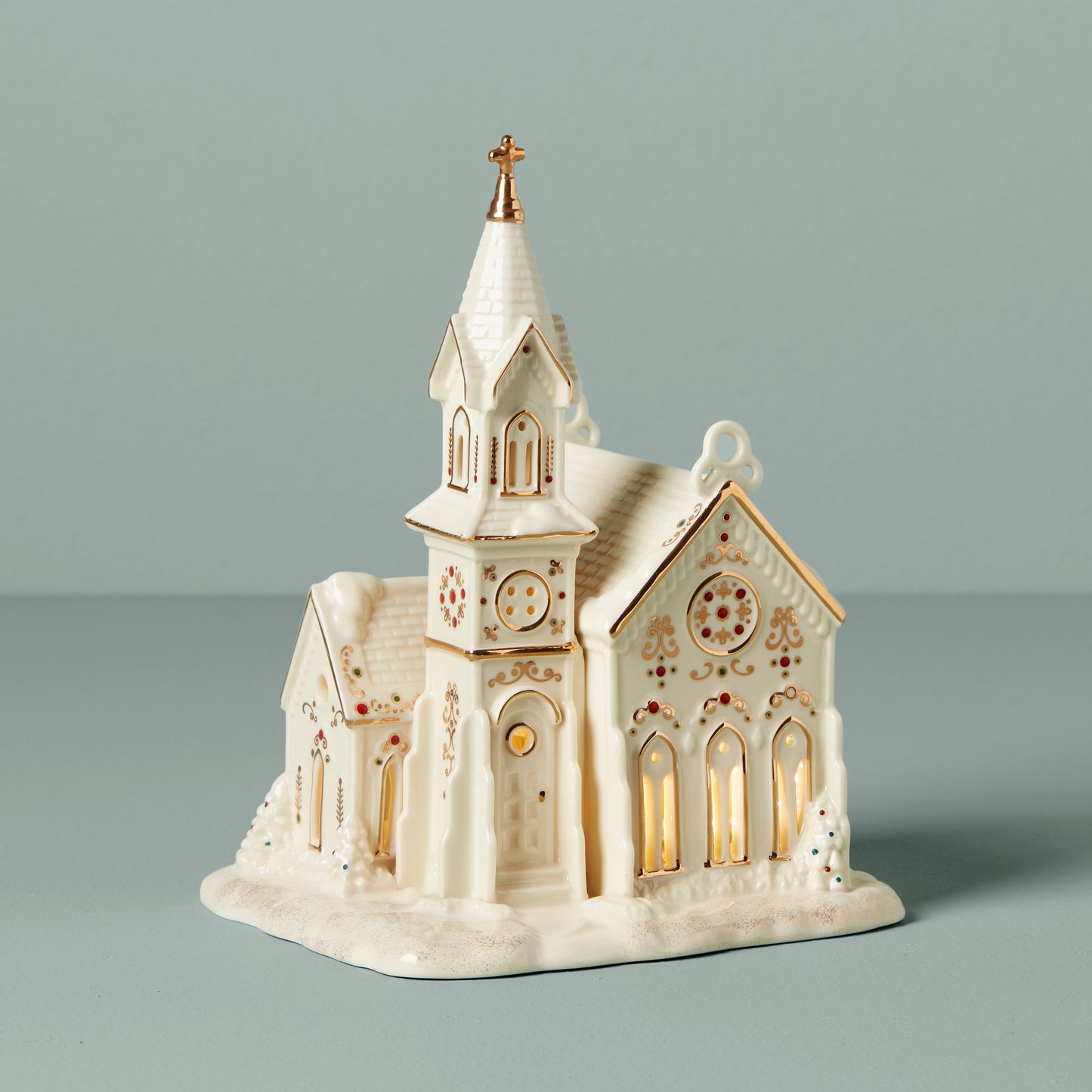 Mistletoe Park Light-Up Village Church Figurine