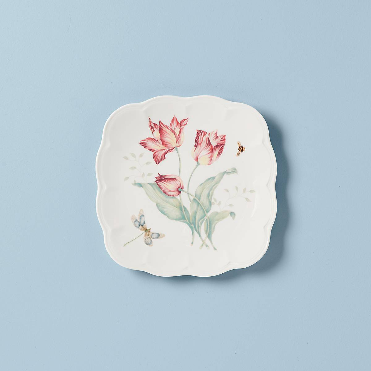 Butterfly Meadow Square Accent Plate