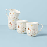 Butterfly Meadow Seasonal Mugs, S/4