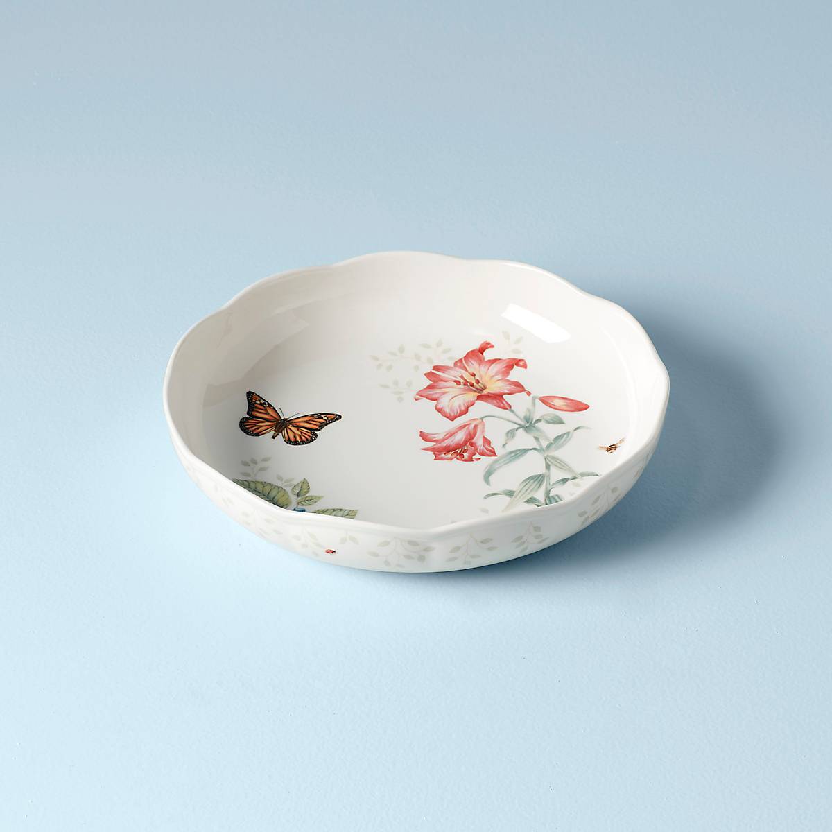 Butterfly Meadow Low Serving Bowl