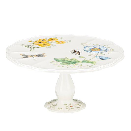 Butterfly Meadow Pedestal Cake Plate