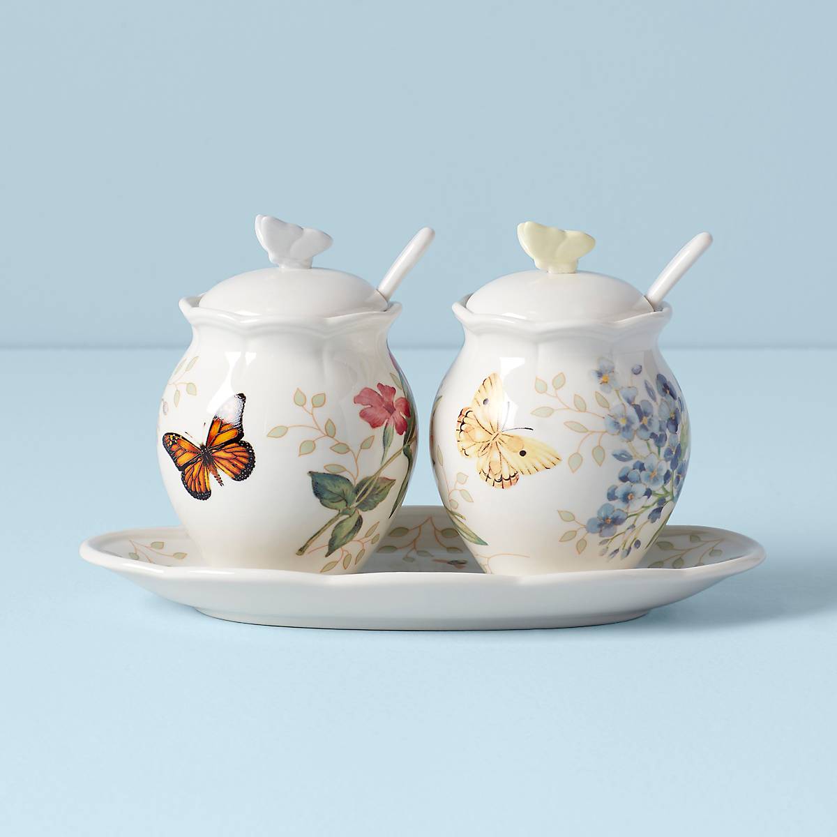 Butterfly Meadow 7-Piece Condiment Set