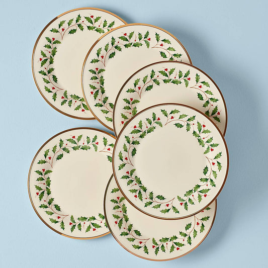 Holiday Dinner Plate Set, Buy 3 Get 6