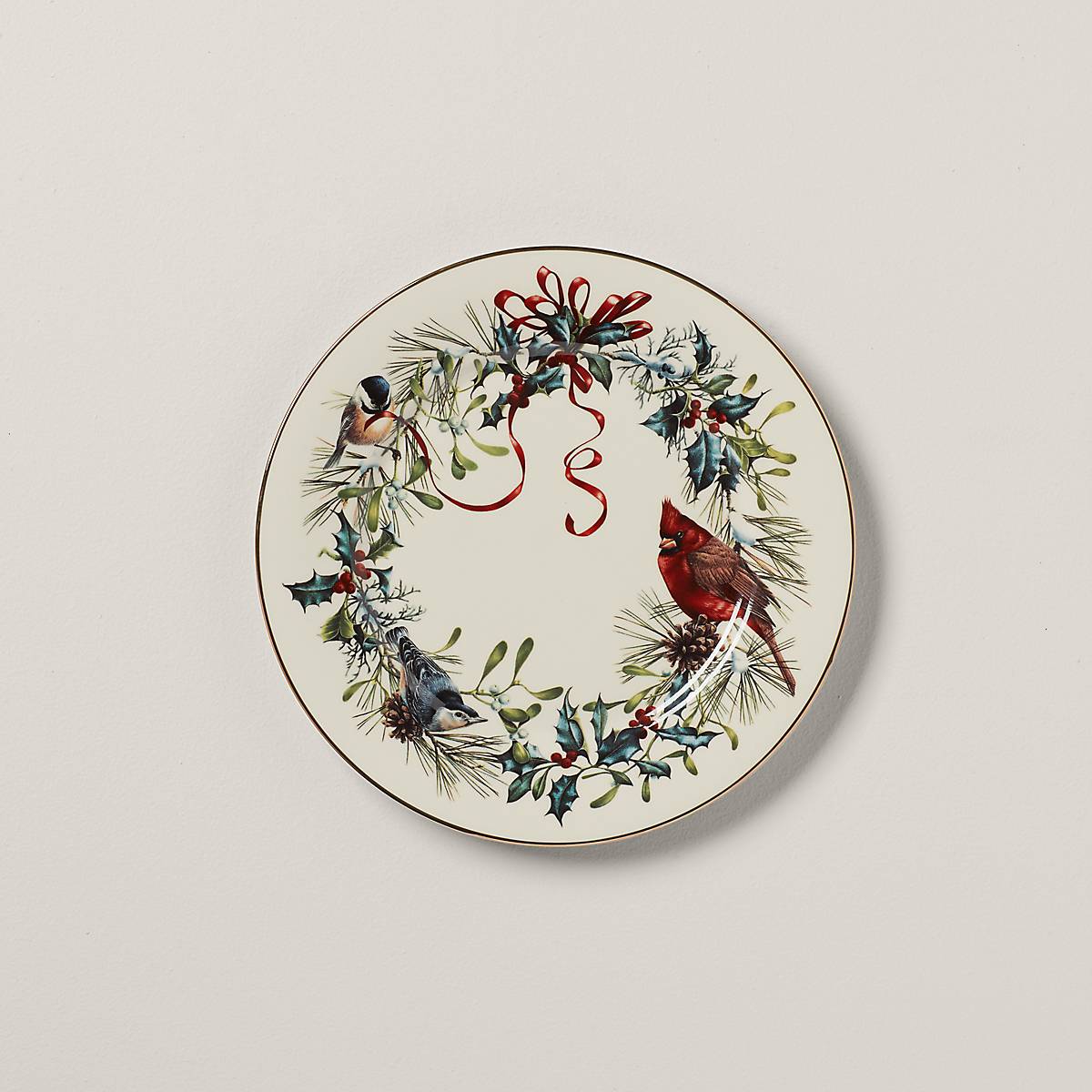 Winter Greetings 6-Piece Dinner Plate Set