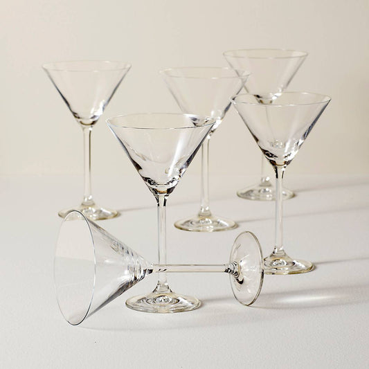 Tuscany Classics Martini Glass Set, Buy 4 Get 6