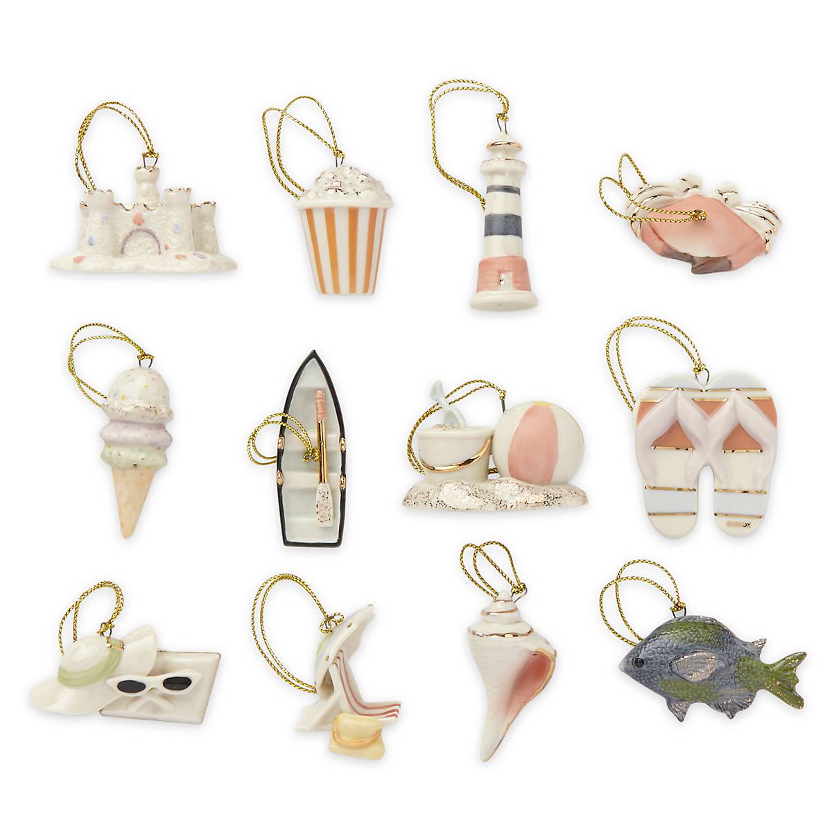 Summer 12-Piece Mini Ornament Set