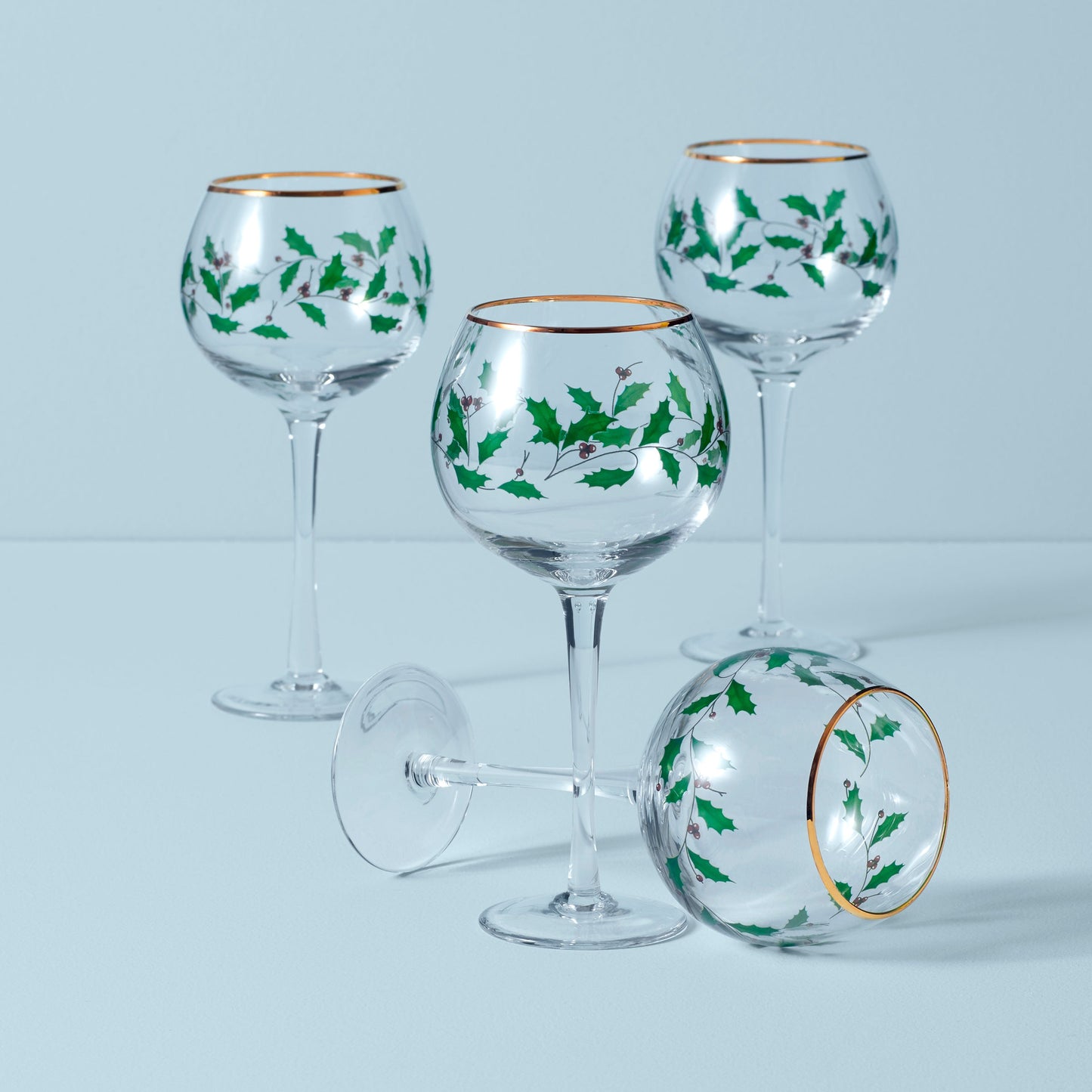 Holiday 4-Piece Wine Glass Set