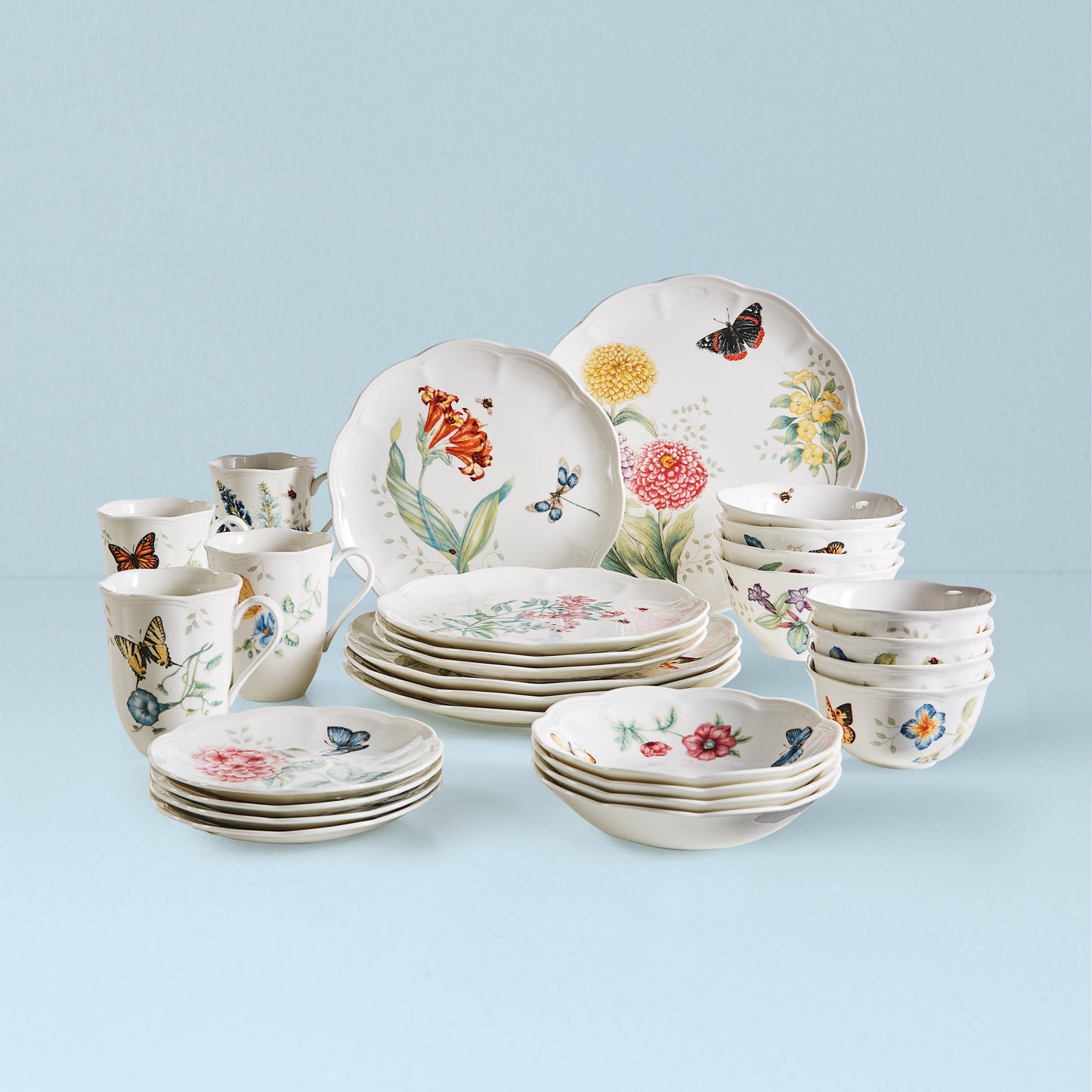 Butterfly Meadow 28-Piece Dinnerware Set