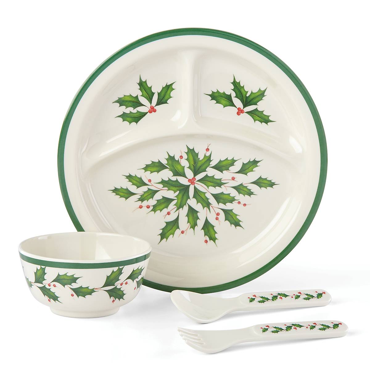 Holiday Children's 4-Piece Dinner Set