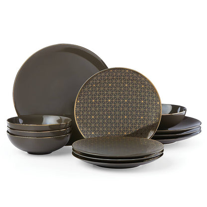 Trianna 12-piece Dinnerware Set