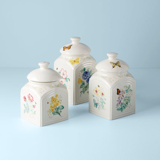 Butterfly Meadow Kitchen 3-Piece Canister Set