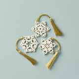 Mini Snowflake 3-Piece Ornament Set