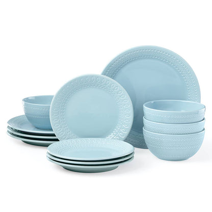 Willow Drive 12-Piece Dinnerware Set