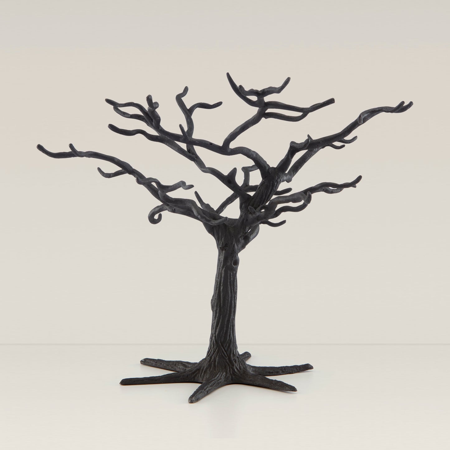 Matte Black Metal Ornament Tree