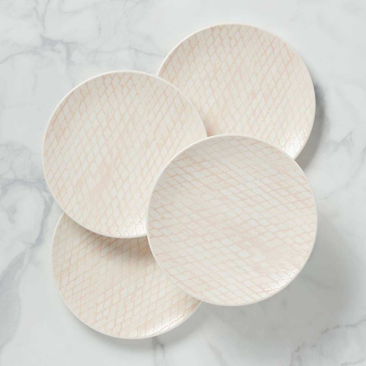 Textured Neutrals 4-piece Dinner Plate Set