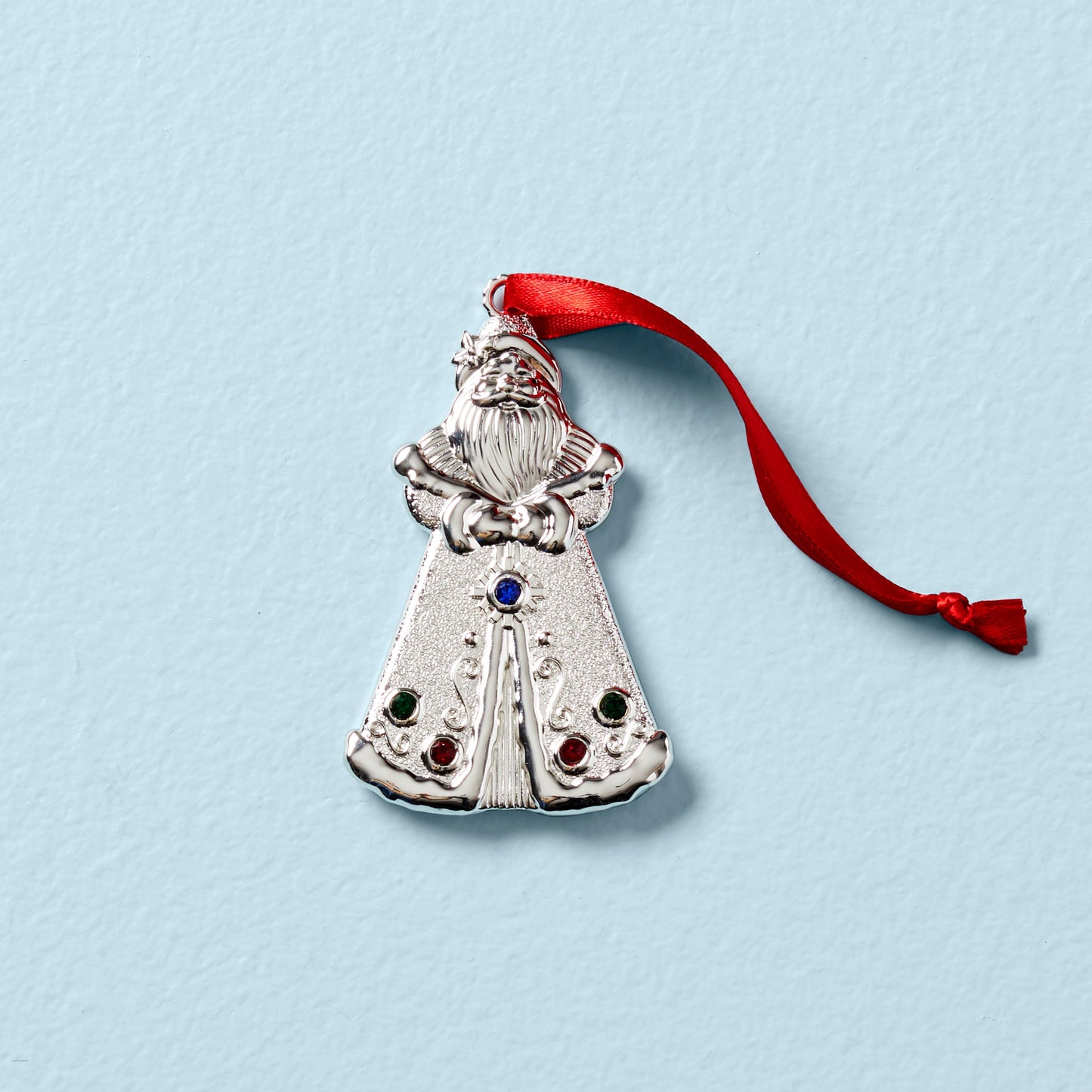 Jeweled Santa Ornament