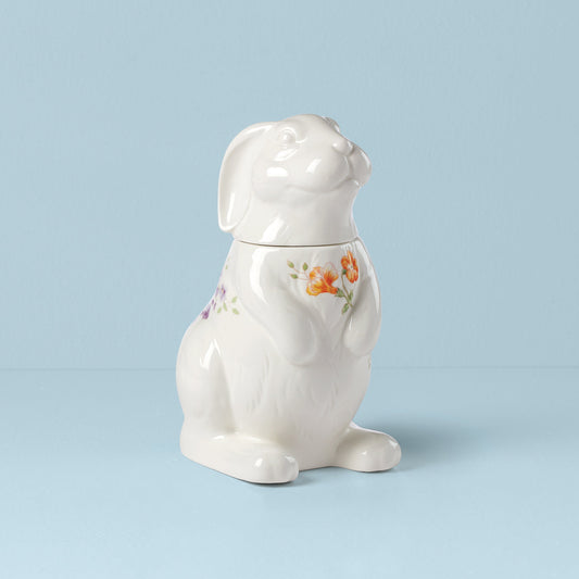 Butterfly Meadow Bunny Cookie Jar