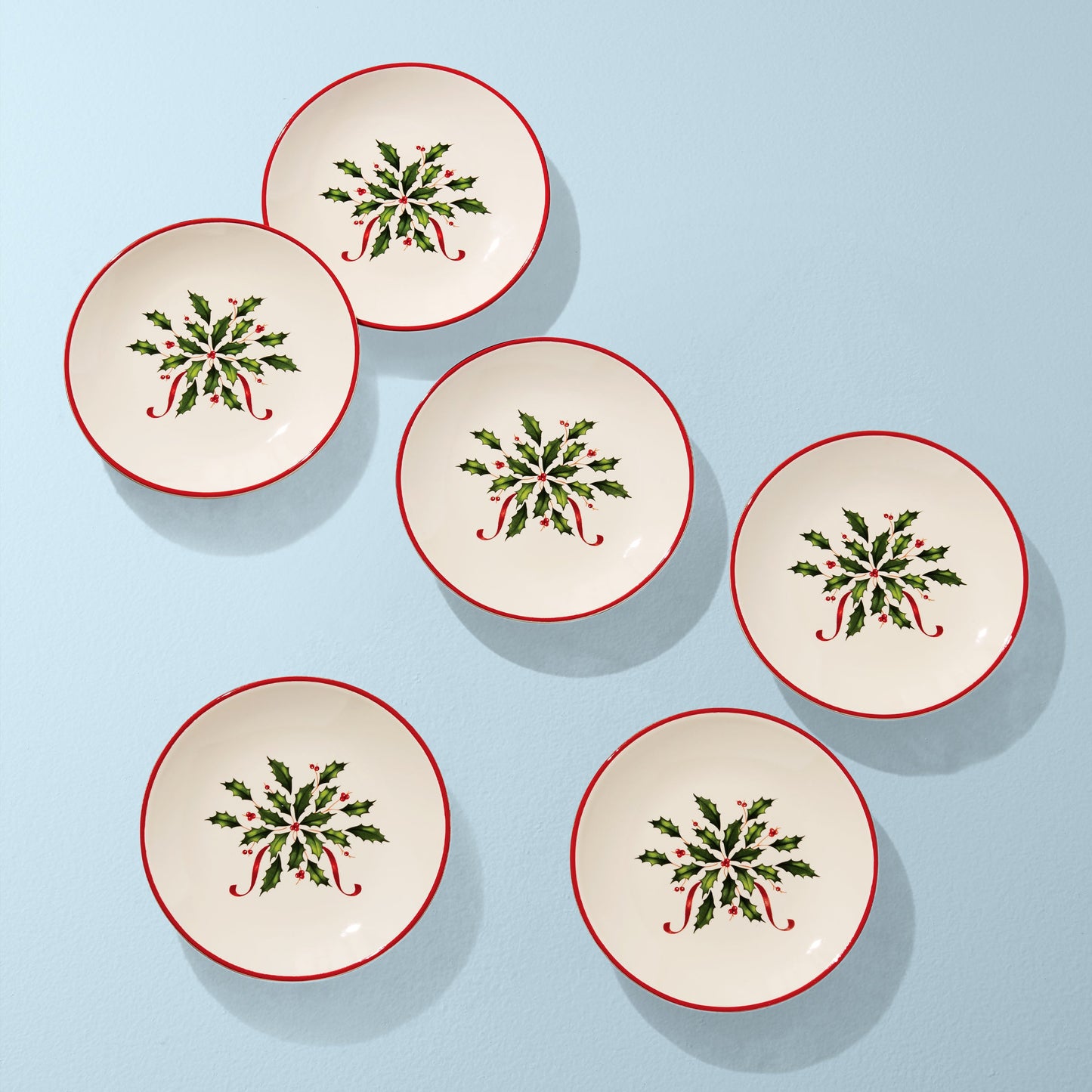 Holiday 6-Piece Party Plate Set