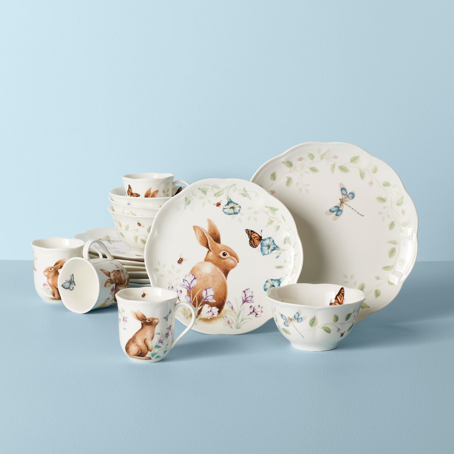 Butterfly Meadow Bunny 16pc Set