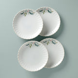 French Perle Berry Dinner Plates, Set of 4