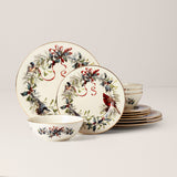 Winter Greetings 12-Piece Dinnerware Set