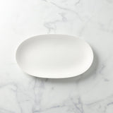 LX Collective White Oval Tray