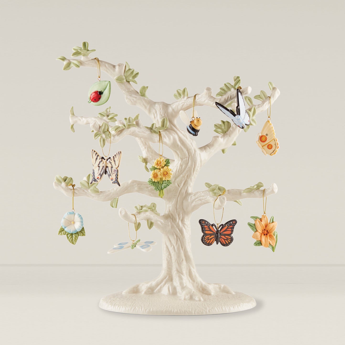 Butterfly Meadow 10-Piece Ornaments & Tree Set