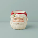 Santa Figural Votive with Tealight Candle