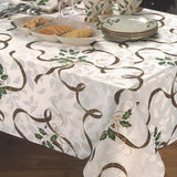 Holiday Nouveau Ribbon 102 x 60 Tablecloth