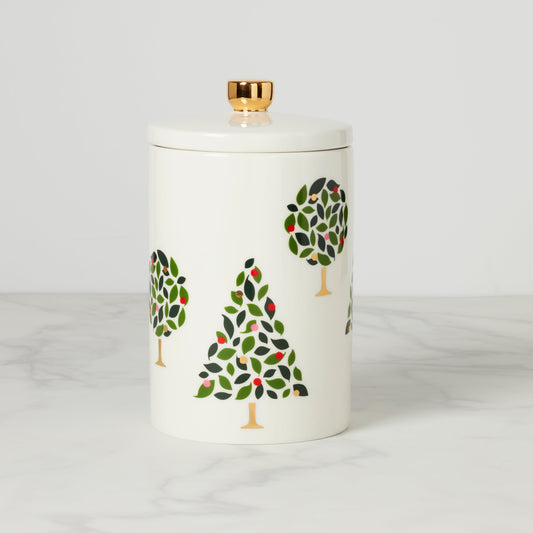 Evergreen Cookie Jar