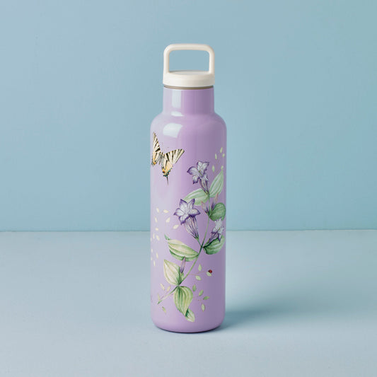 Butterfly Meadow Lavender Insulated Water Bottle